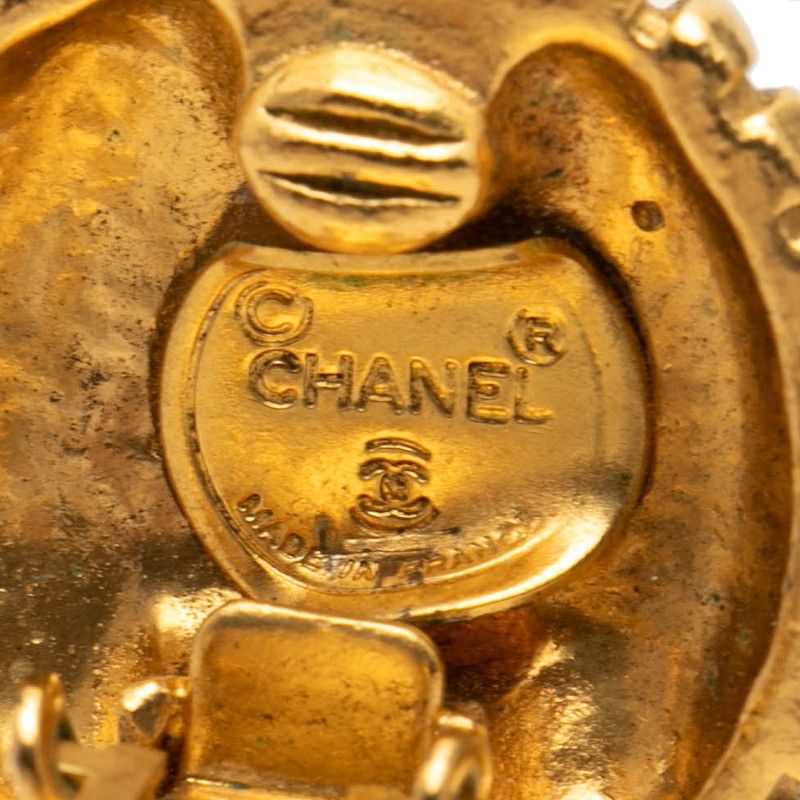 シャネル ヴィンテージ ココマーク イヤリング ゴールド メッキ レディース CHANEL【1-0266545】