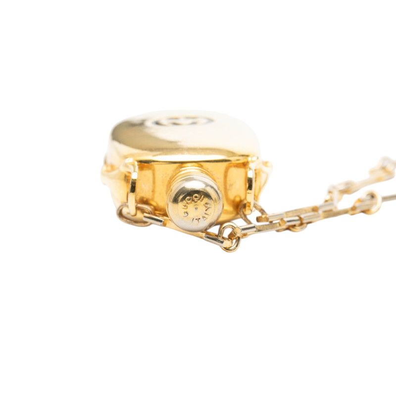 グッチ パフュームボトル チェーン ペンダント ネックレス ゴールド メッキ レディース GUCCI【1-0266570】