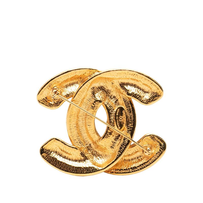 シャネル マトラッセ ココマーク ブローチ ゴールド メッキ レディース CHANEL【1-0266593】