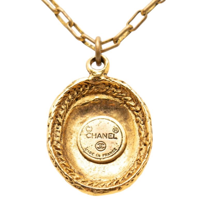 シャネル ココマーク オーバル チェーン ペンダント ネックレス ゴールド メッキ レディース CHANEL【1-0266599】 シャネル ココマーク オーバル チェーン ペンダント ネックレス ゴールド メッキ レディース CHANEL【1-0266599】