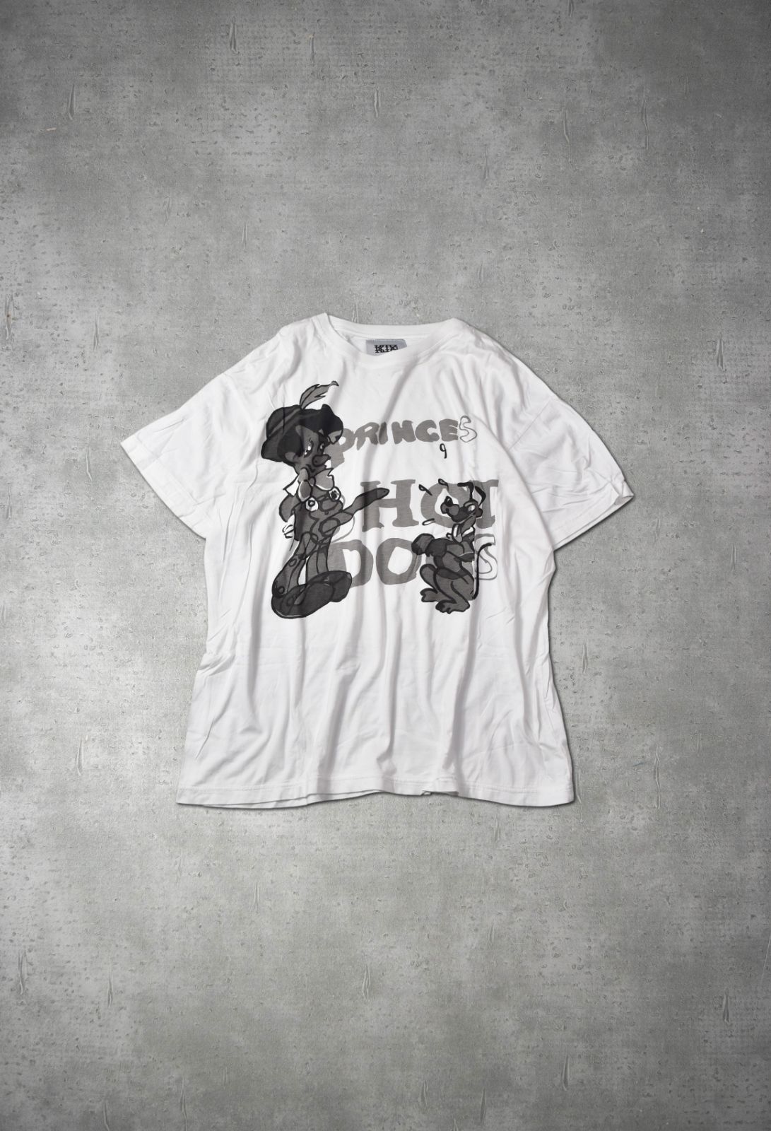 KTZ ピノキオ パロディ グラフィック Tシャツ 3-4-45