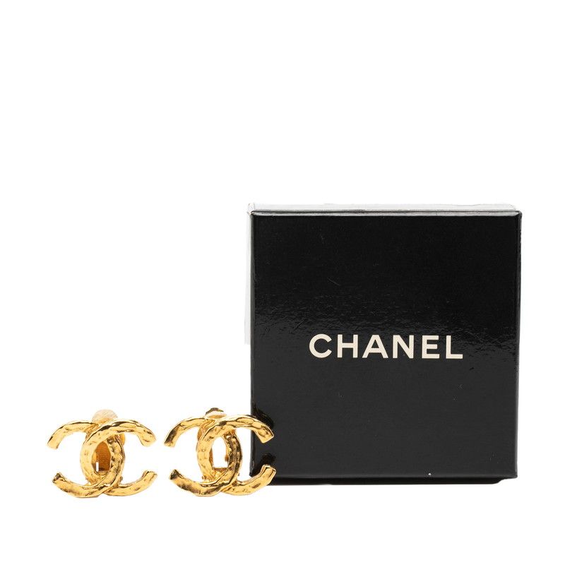 シャネル ヴィンテージ ココマーク イヤリング ゴールド メッキ レディース CHANEL【1-0267522】