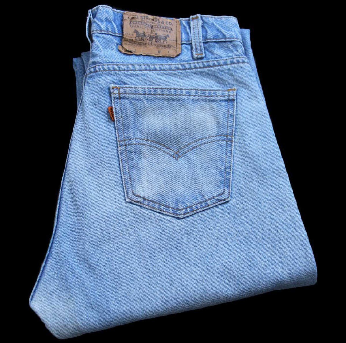 90s USA製 Levi'sリーバイス 505 デニムパンツ W32★185 オールド ビンテージ ジーンズ ストレート
