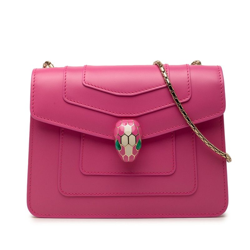 ブルガリ セルペンティ フォーエバー チェーンショルダーバック ピンク レザー レディース BVLGARI【1-0267840】 65,890円