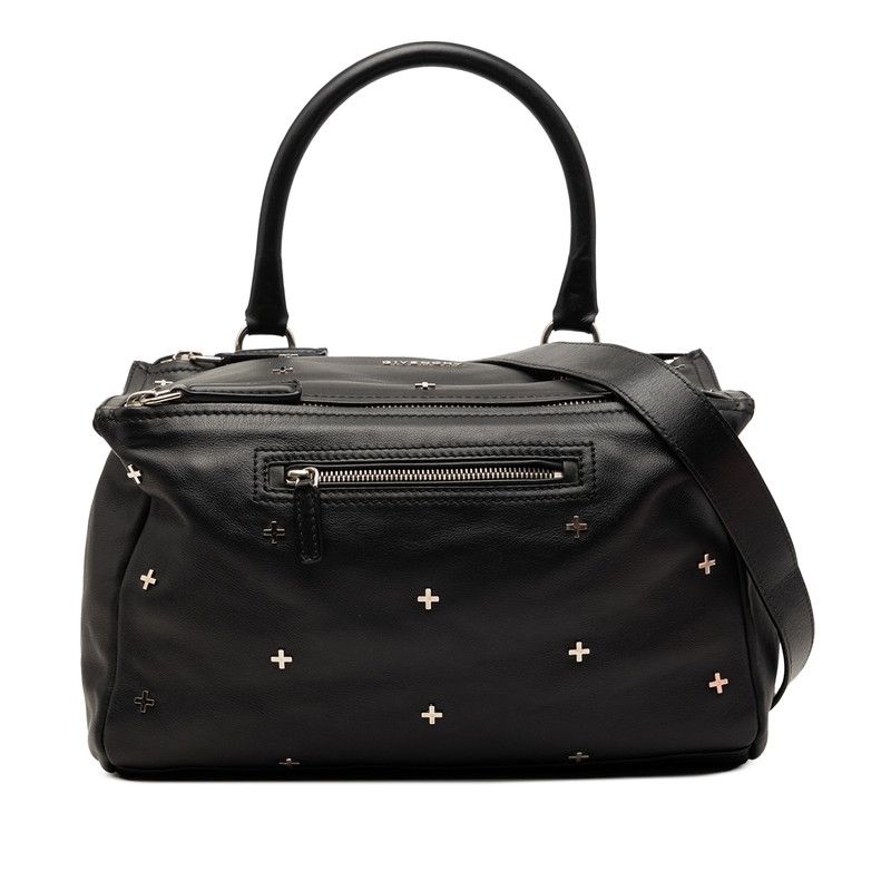 ジバンシー パンドラ スタッズ ハンドバッグ ショルダーバッグ 2WAY ブラック レザー レディース Givenchy【1-0267930】