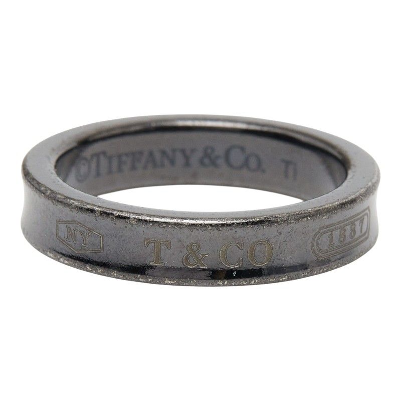 ティファニー 1837 ナロー リング 指輪 ブラック チタン レディース TIFFANY&Co.【228-70378】 17,374円