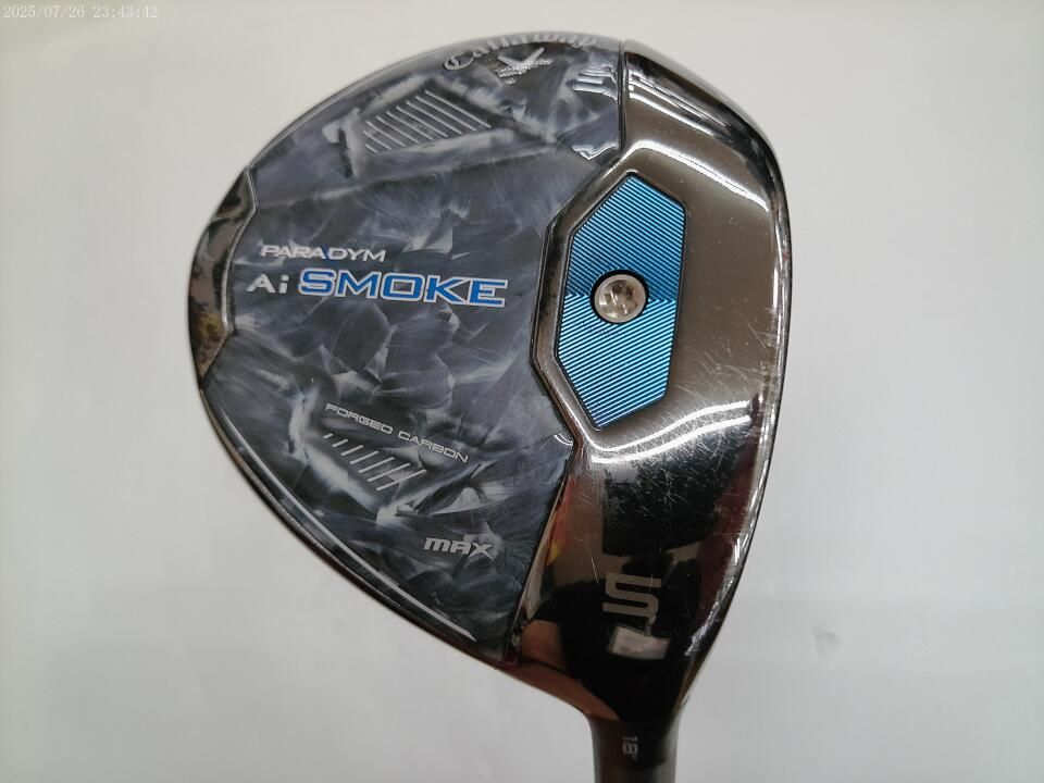 キャロウェイ　PARADYM Ai SMOKE MAX　18度　SPEEDER NX BLACK 50　Sフレックス　フェアウェイウッド　中古　ゴルフドゥ！NEXT川越店【最短即日発送】