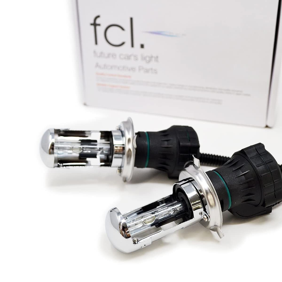 fcl.(エフシーエル) H4 Hi/Lo HIDバルブ 35W 55W ヘッドライト 純正交換用 バーナー 12V 6000K ホワイト 白 補修 予備に 2個セット