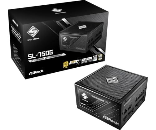 ASRockSteel Legend 次世代GPU対応PC電源ユニット750WPCIe5.1対応80PLUS GOLDATX 3.1フルモジュラー 12V-2x6 ケーブル付属SL-750G@ 0ccb96cf 13,305円