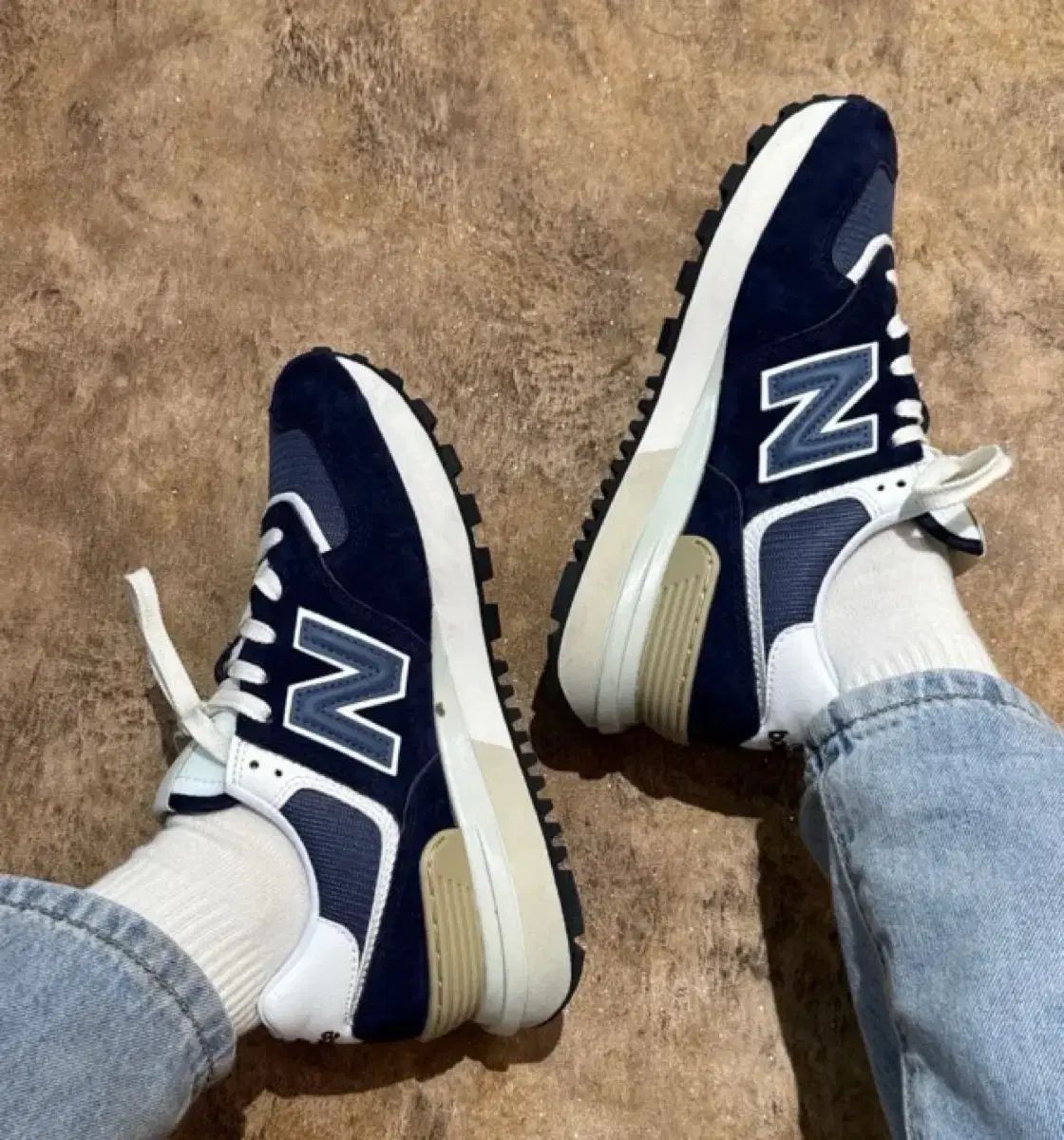 (送料無料)New Balance 574 レガシー ネイビー 25.5cm