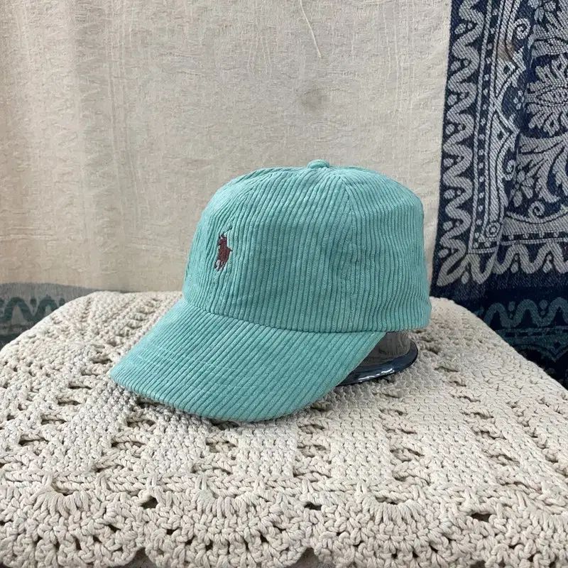 POLO RALPH LAUREN ヴィンテージ ミント コーデュロイ ベースボールキャップ