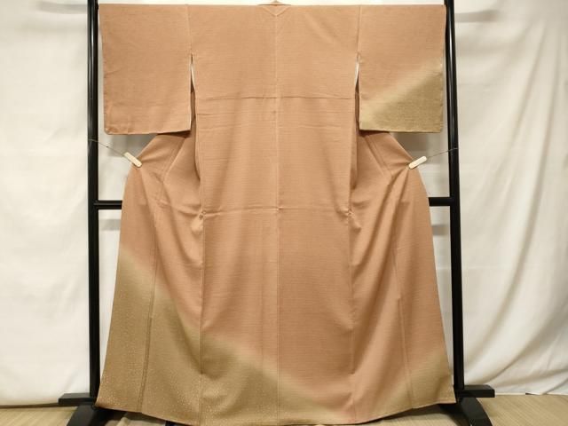 平和屋着物■訪問着　霞文　暈し染め　金彩　正絹　逸品　CABF9782ev