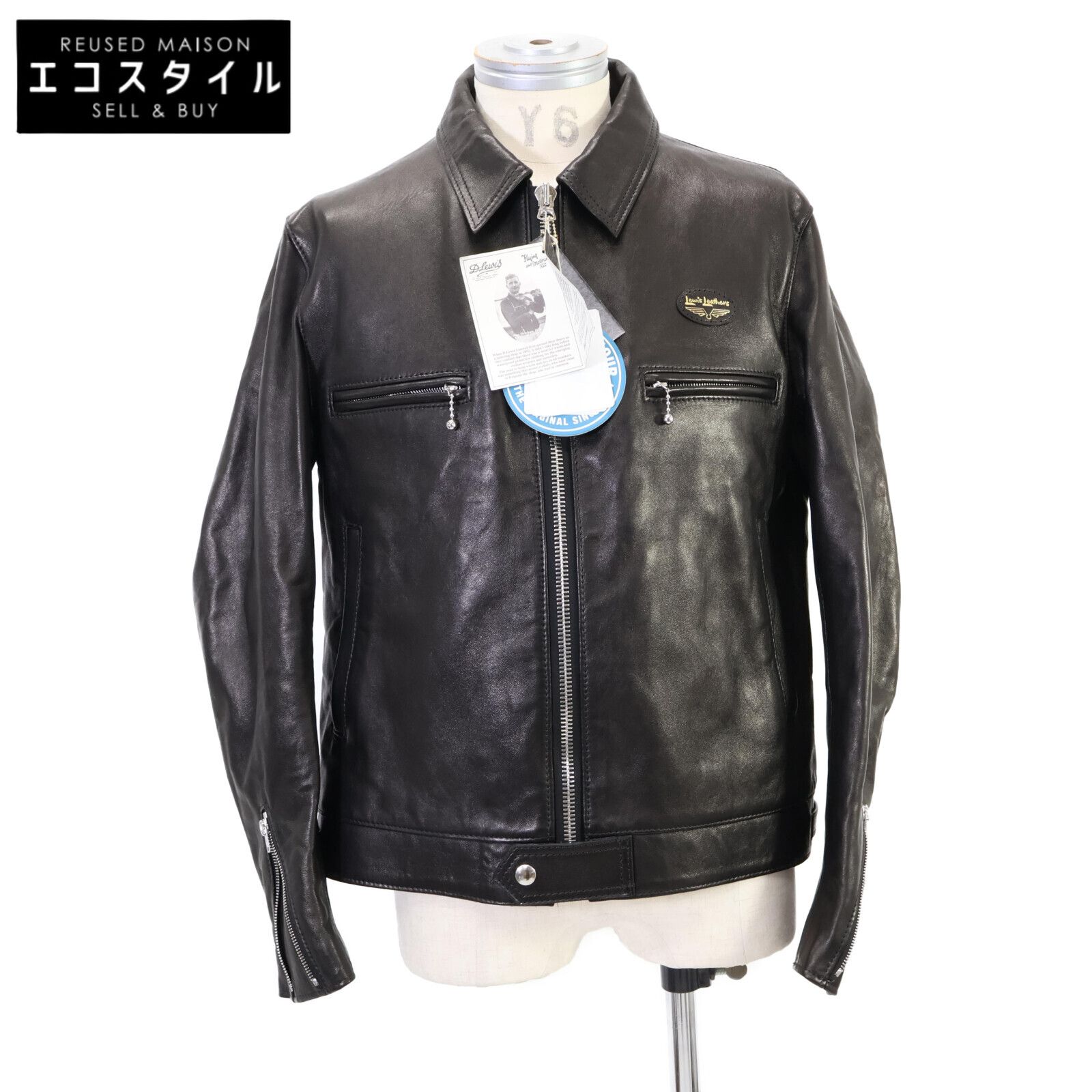 Lewis Leathers ルイスレザー x ヒステリックグラマー 新品未使用 551S ドミネーター シドヴィシャスライニング ライダースジャケット 42/L