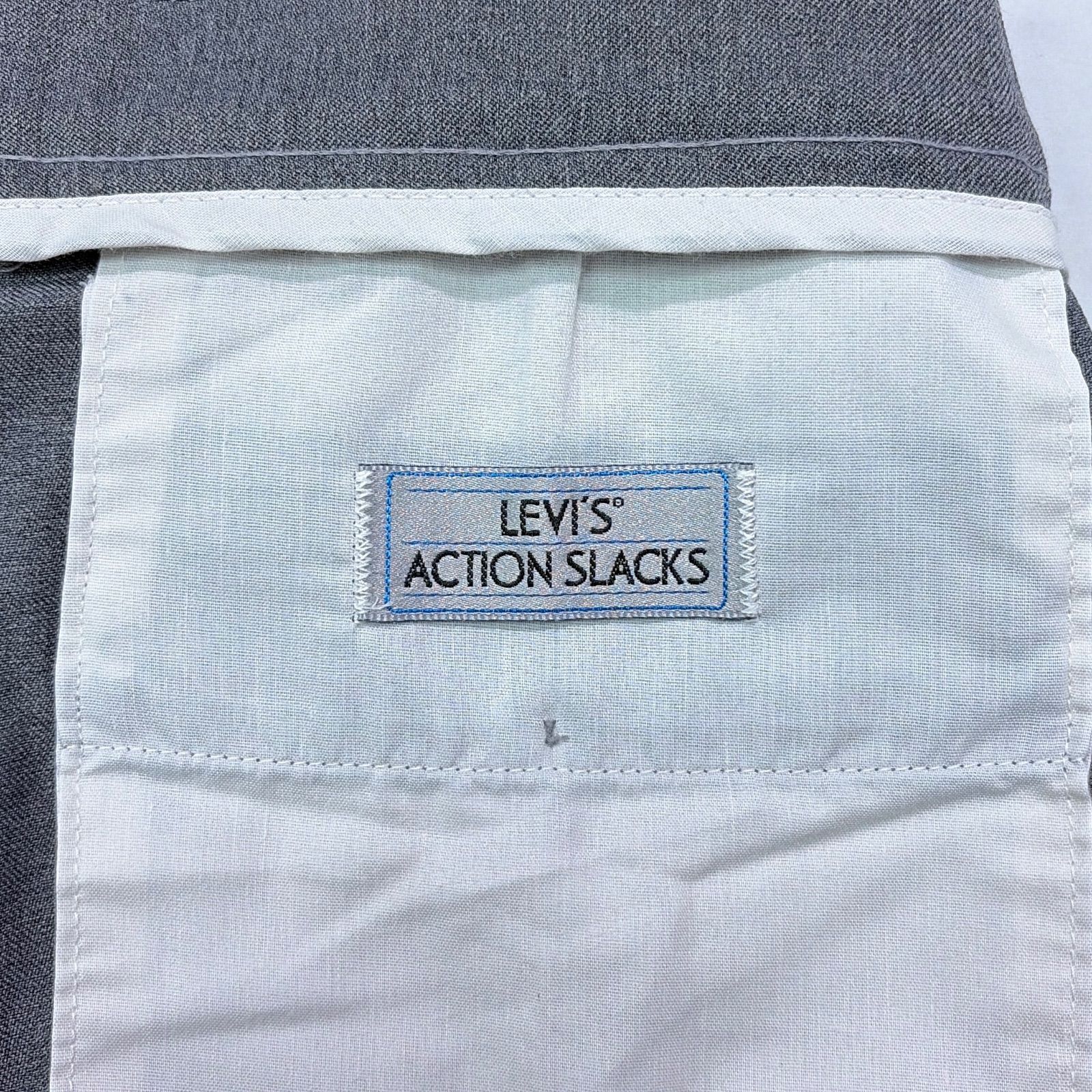 90s LEVIS リーバイス アクションスラックス パンツ ライトグレー W36