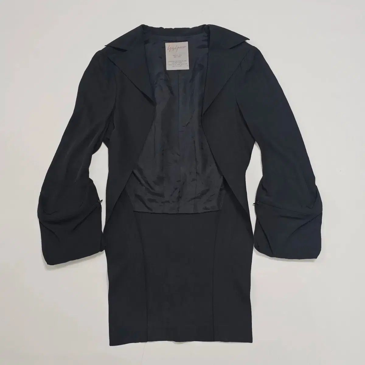 YOHJI YAMAMOTO ヨウジヤマモト Starship Square スタシ ジッパーアーム ジャケット