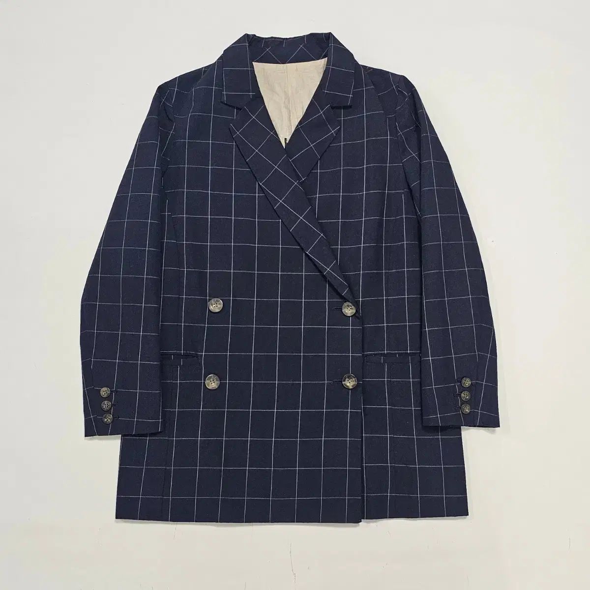 moussy マウジ チェック ダブル ジャケット