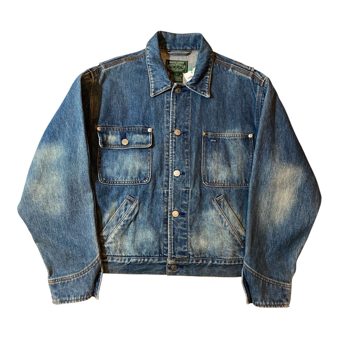 Denim jacket ヴィンテージデニム デニムジャケット ワッペン 古着 60