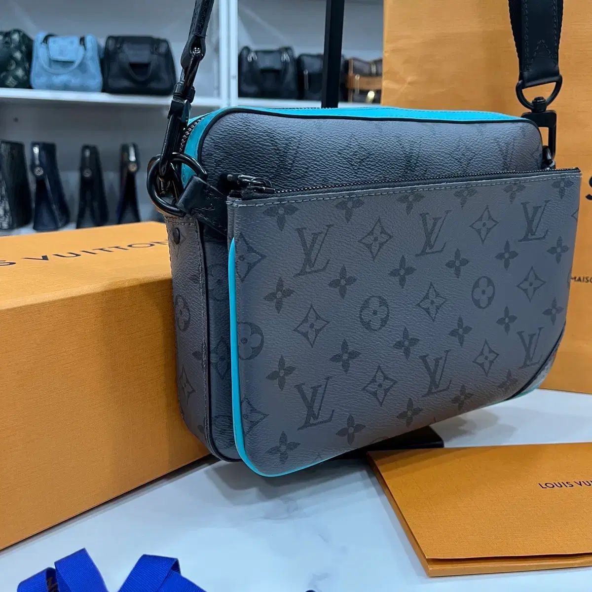 正規品 Louis Vuitton ルイヴィトン ザ・クワイズ トリ オ メッセンジャーバッグ