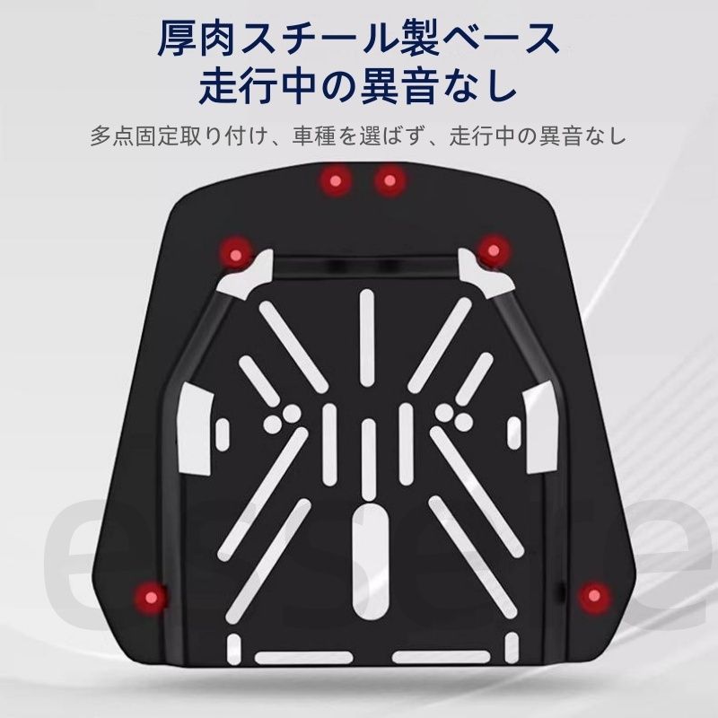 バイク トップケース 大容量 リアボックス 65L アルミ製 ステンレス