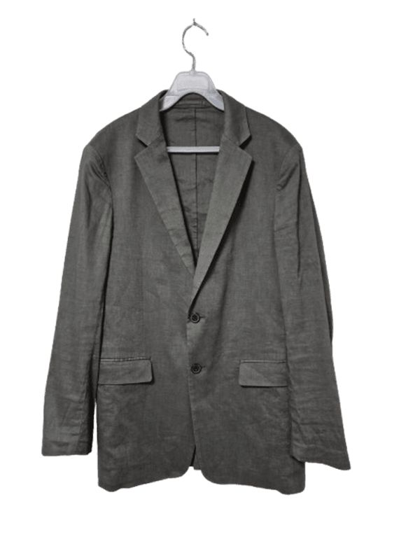 セオリーオム 正規品 麻素材 ストレッチ メンズ 夏用 男性用 リネンブレザー スーツジャケット 90