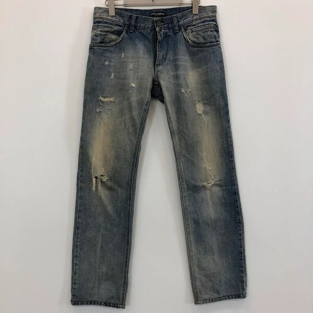 ドルチェ＆ガッバーナ シルバープレート ウォッシュ デニム 30-31