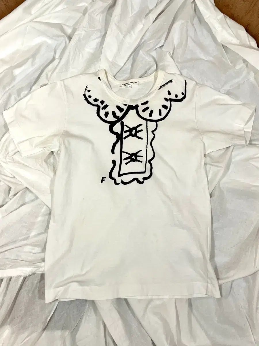 コム・デ・ギャルソン AD2008 イラストレーター グラフィック Tシャツ