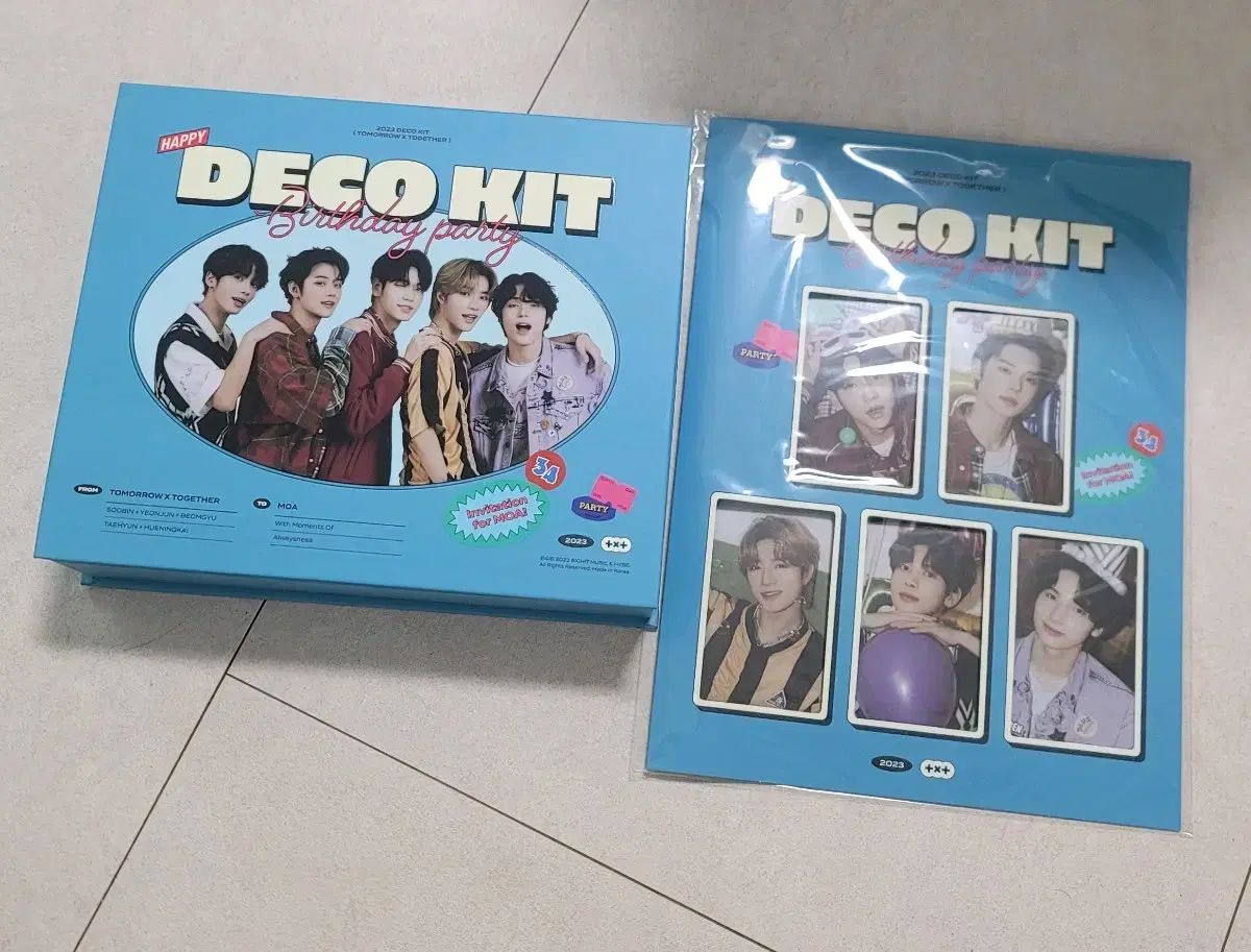 TOMORROW X TOGETHER(TXT) 2023 23 デコキット deco kit フルセット 