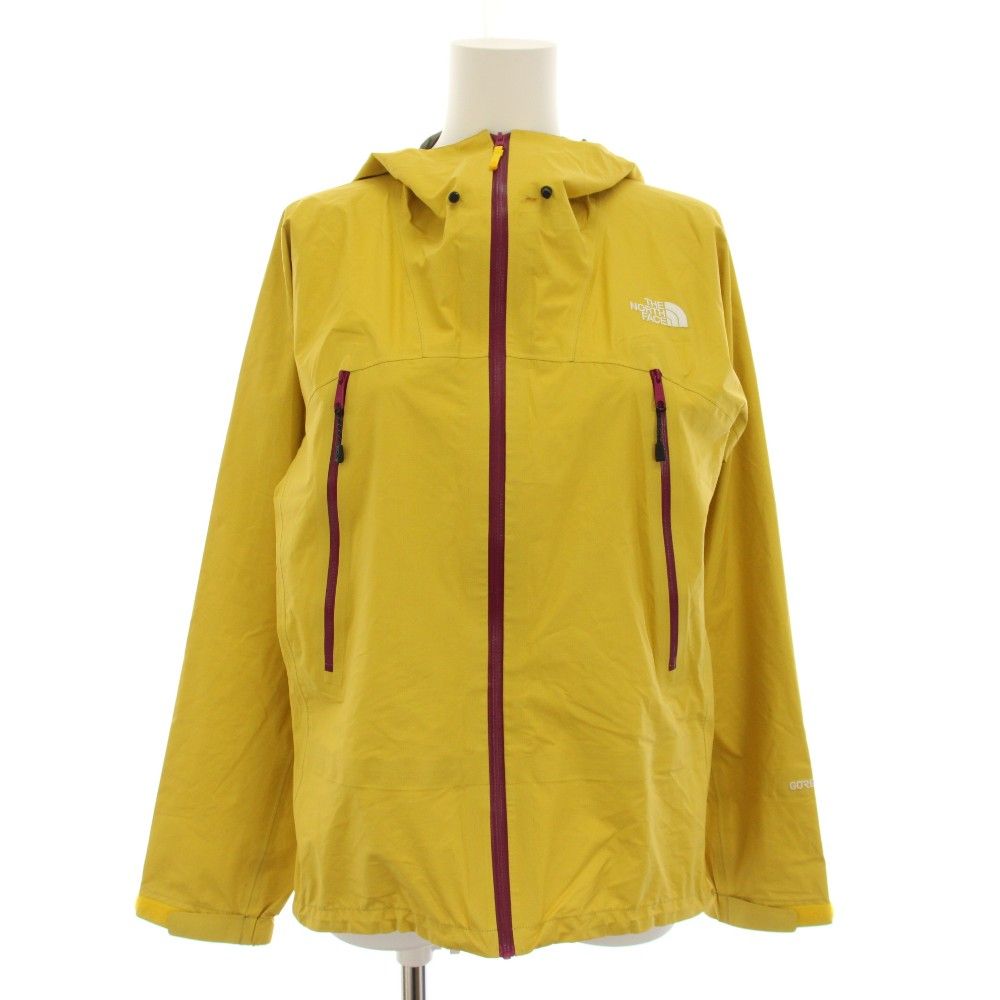 ザノースフェイス THE NORTH FACE クライムベリーライトジャケット ジップアップパーカー マウンテンパーカー アウター フード ロゴ刺繍 GORE-TEX M 黄 イエロー NPW11505 /YT