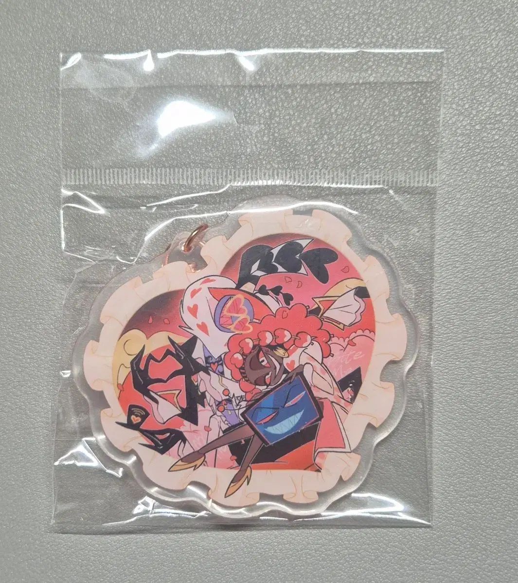 ハズビンホテル バレンタイン アークス アクリル キーホルダー ビーズ