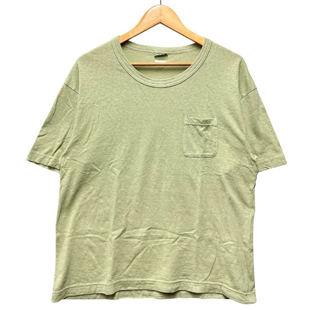 VISVIM ビズビム 品番 0121205009005 SUBLIG JUMBO S/S ポケット Tシャツ グリーン系 サイズ2 正規品 / 41081