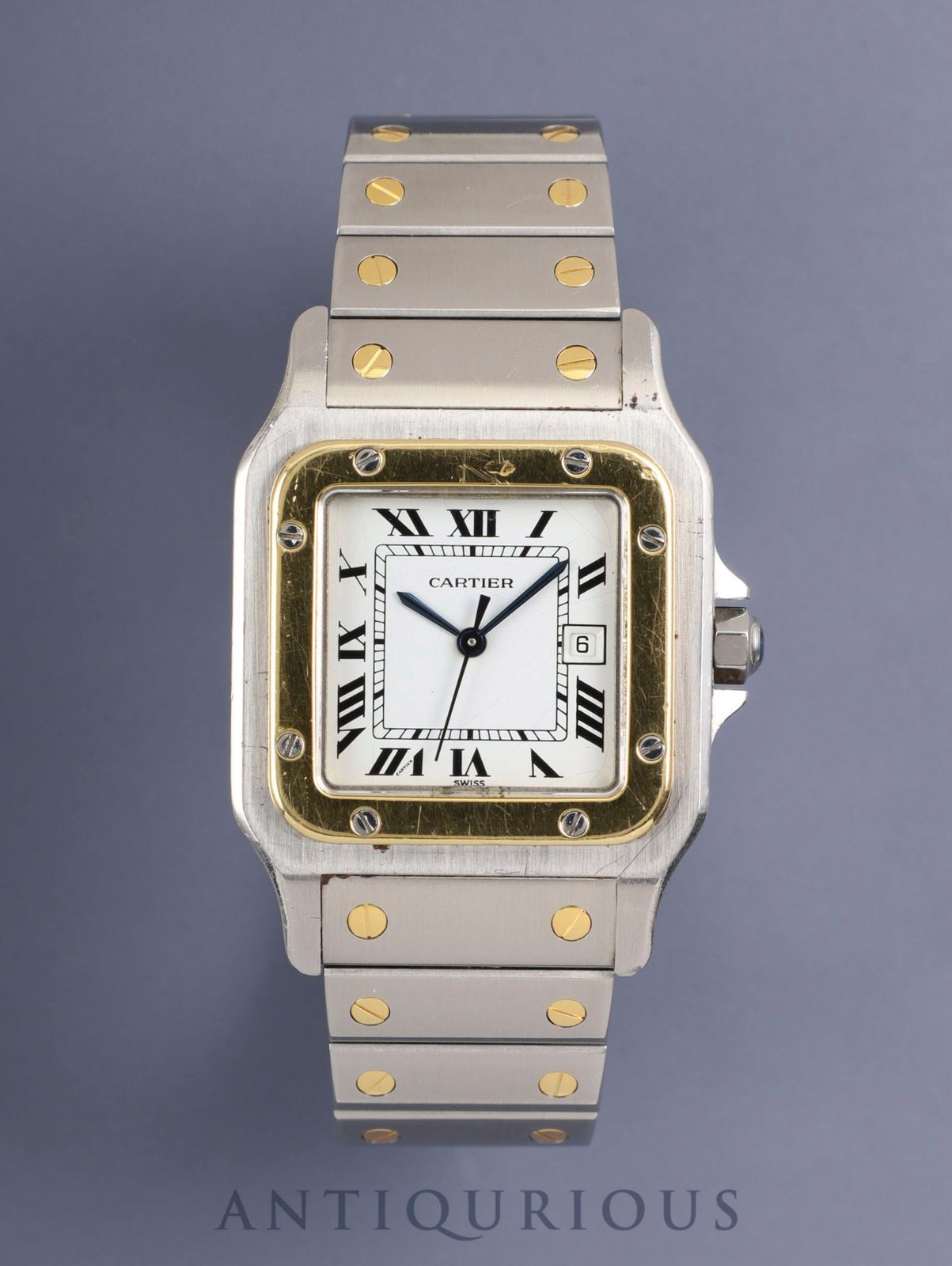 カルティエ サントス カレ LM 2961 自動巻き Cal.ETA2671 SS/YG SS/YG