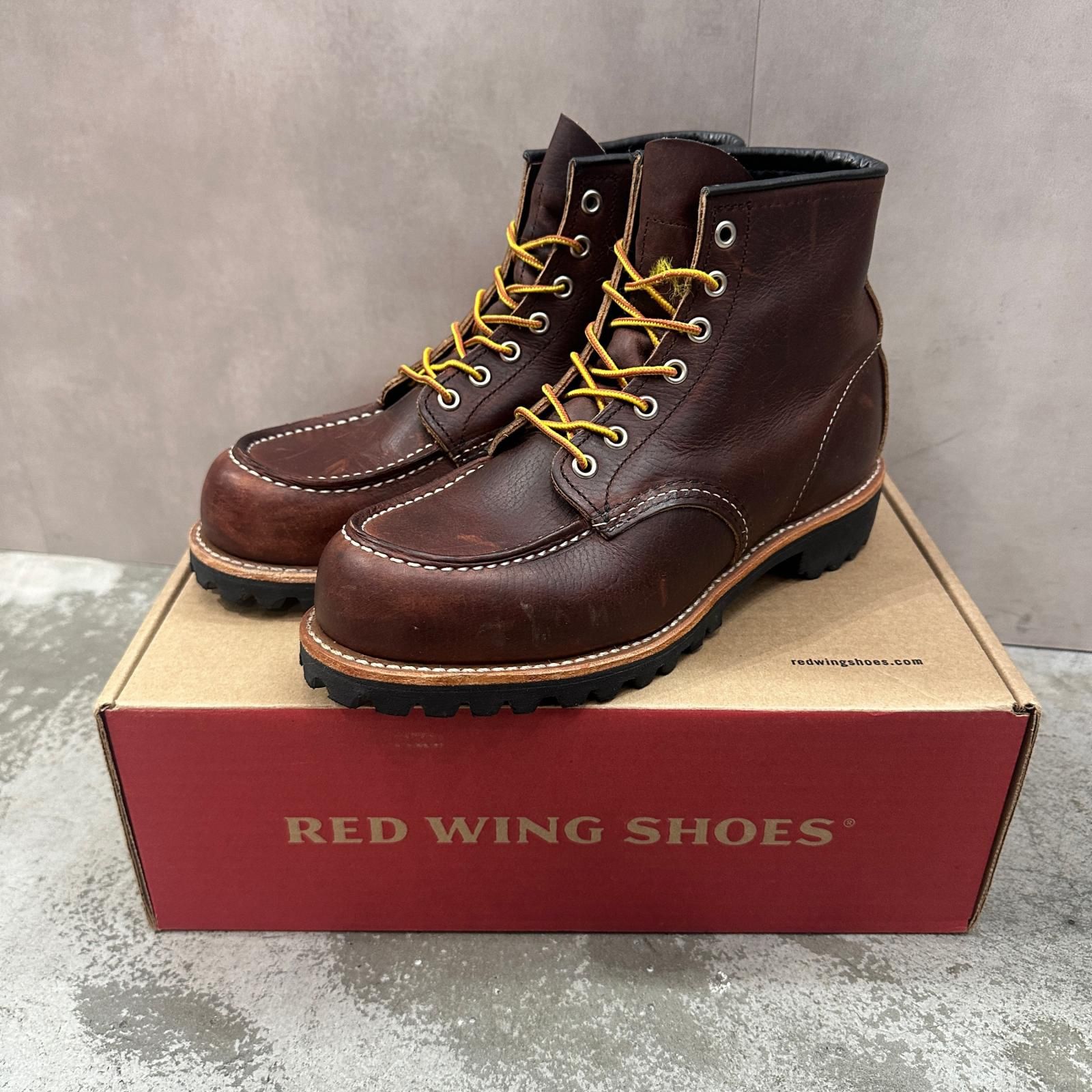 RED WING Roughneck ラフネック レザーブーツ レッドウィング 08146-2 ブラウン 26 26cm (15135M)
