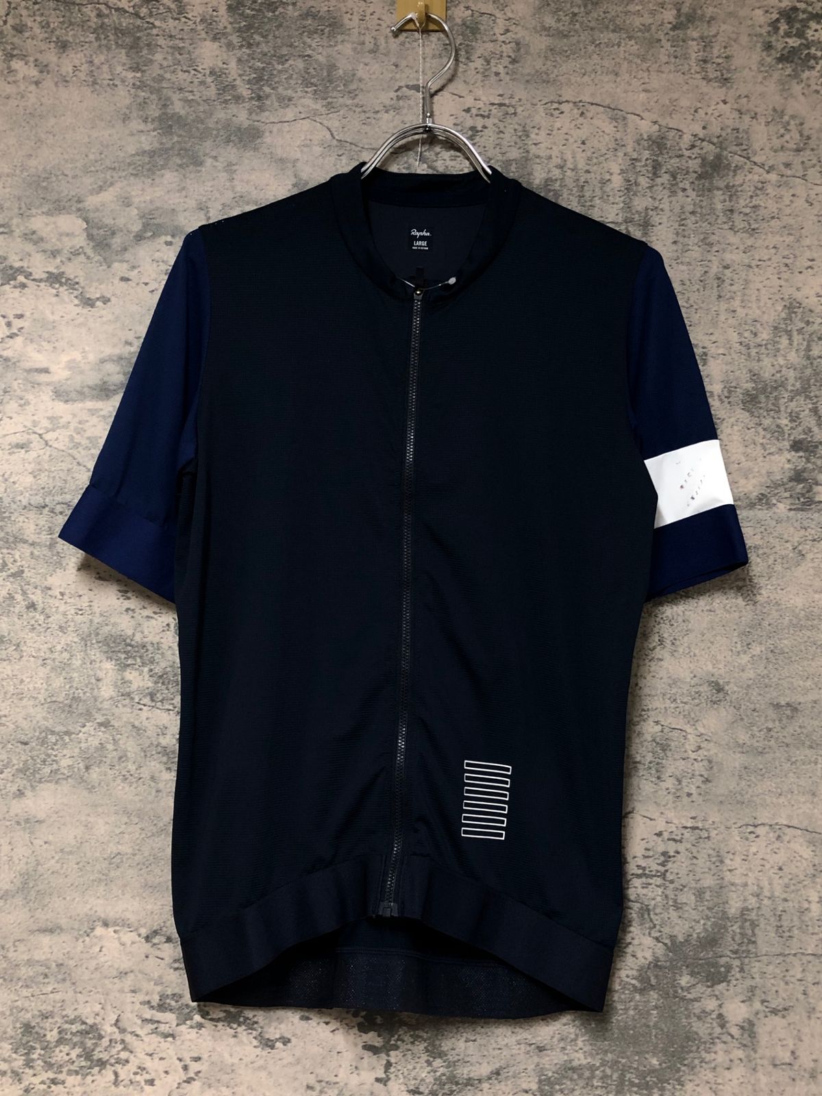 KB641 ラファ Rapha PRO TEAM TRAINING JERSEY 半袖 サイクルジャージ 紺 L