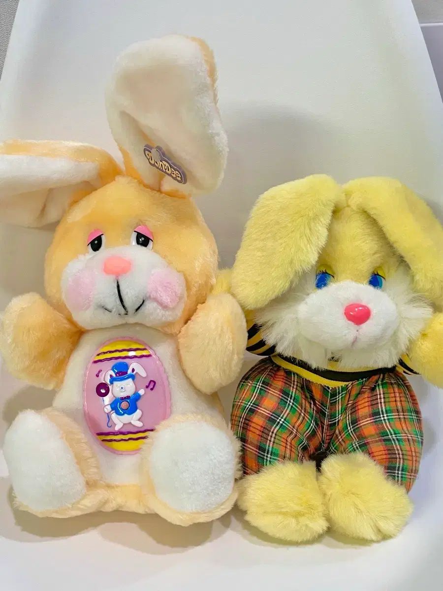 ヴィンテージうさぎぬいぐるみ 2個 まとめ