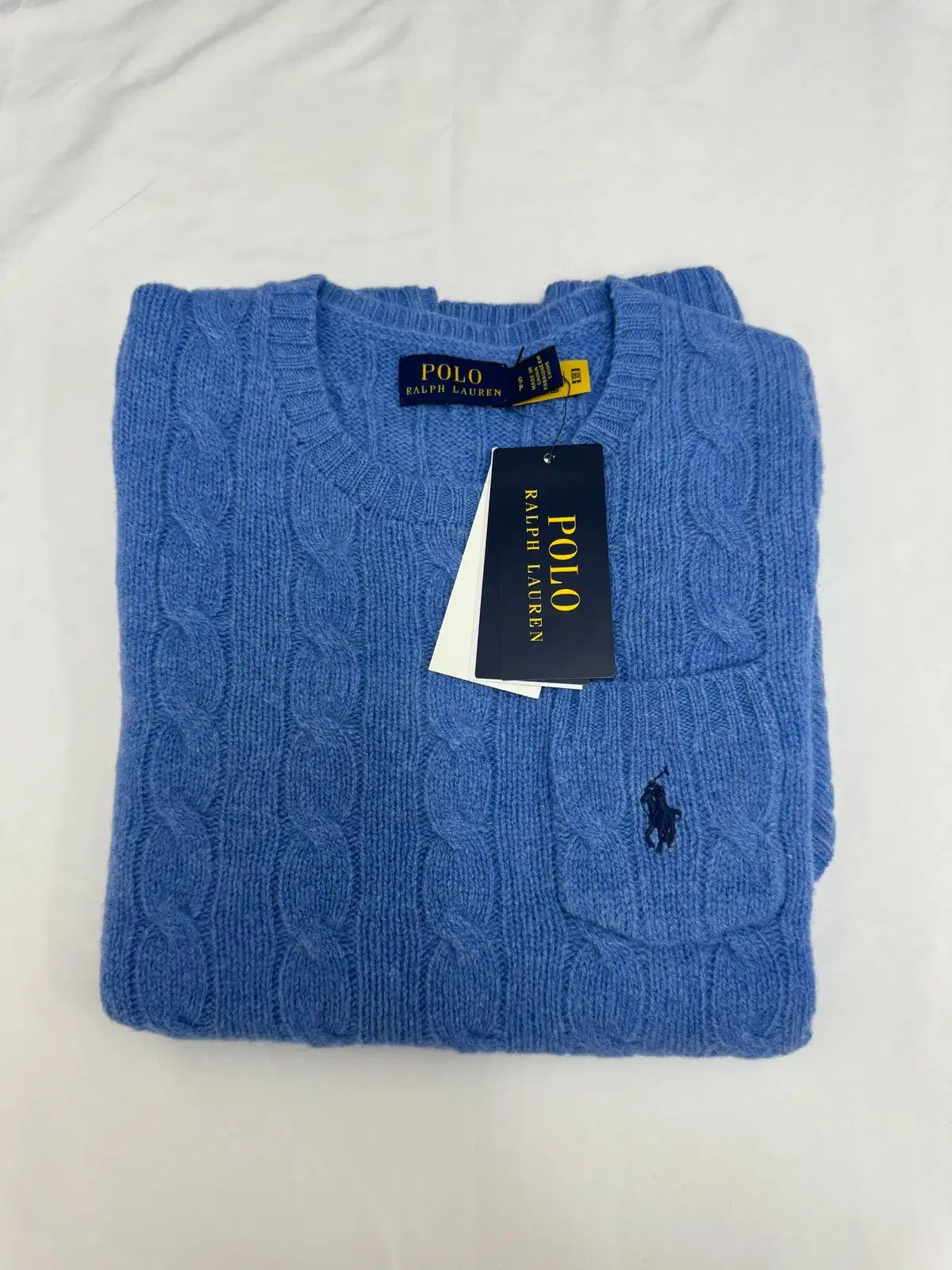 ポロラルフローレン 半袖ニット ブルー XXSサイズ新品 19,492円