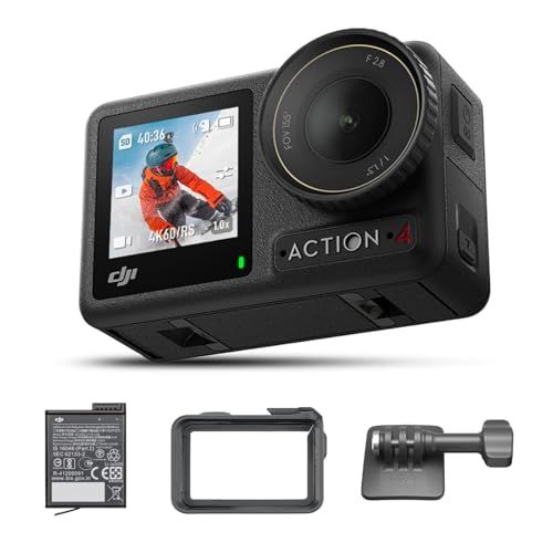 ☆新品☆DJI アクションカメラ Osmo Action 4 スタンダードコンボ 4K/120fps対応 防水アクションカメラ 1/1.3インチセンサー搭載 驚きの低照度性能 10-bit & D-Log M カラーパフォーマンス 長時間駆動 11360ab3