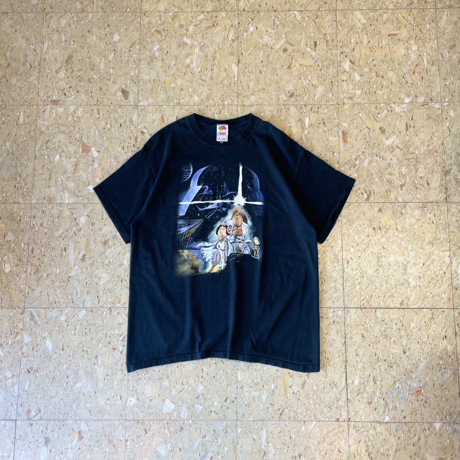 00s 【Family guy】 ファミリーガイ スターウォーズ パロディ Tシャツ size.XL