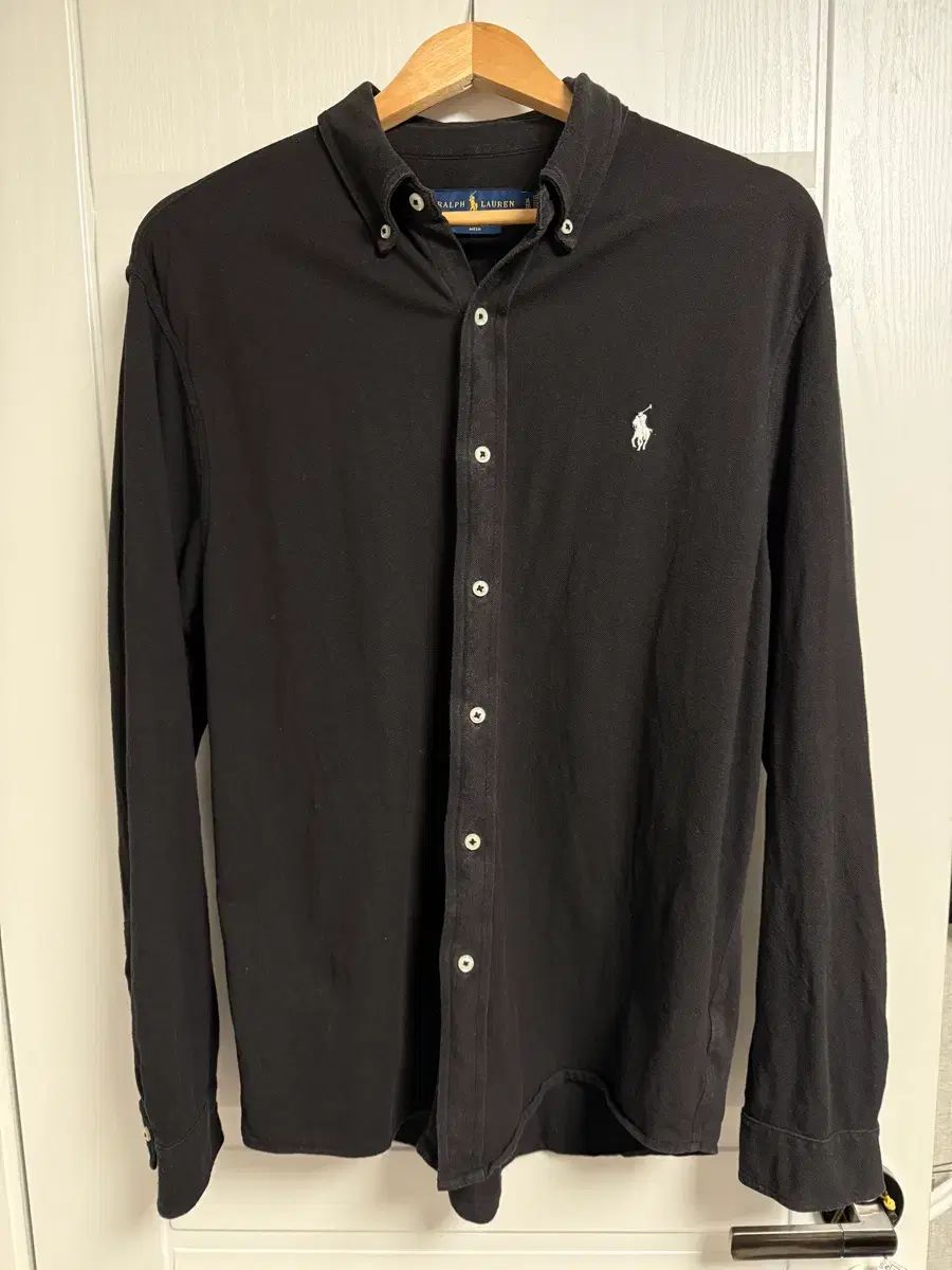 ポロ ブラック メッシ シャツ XL