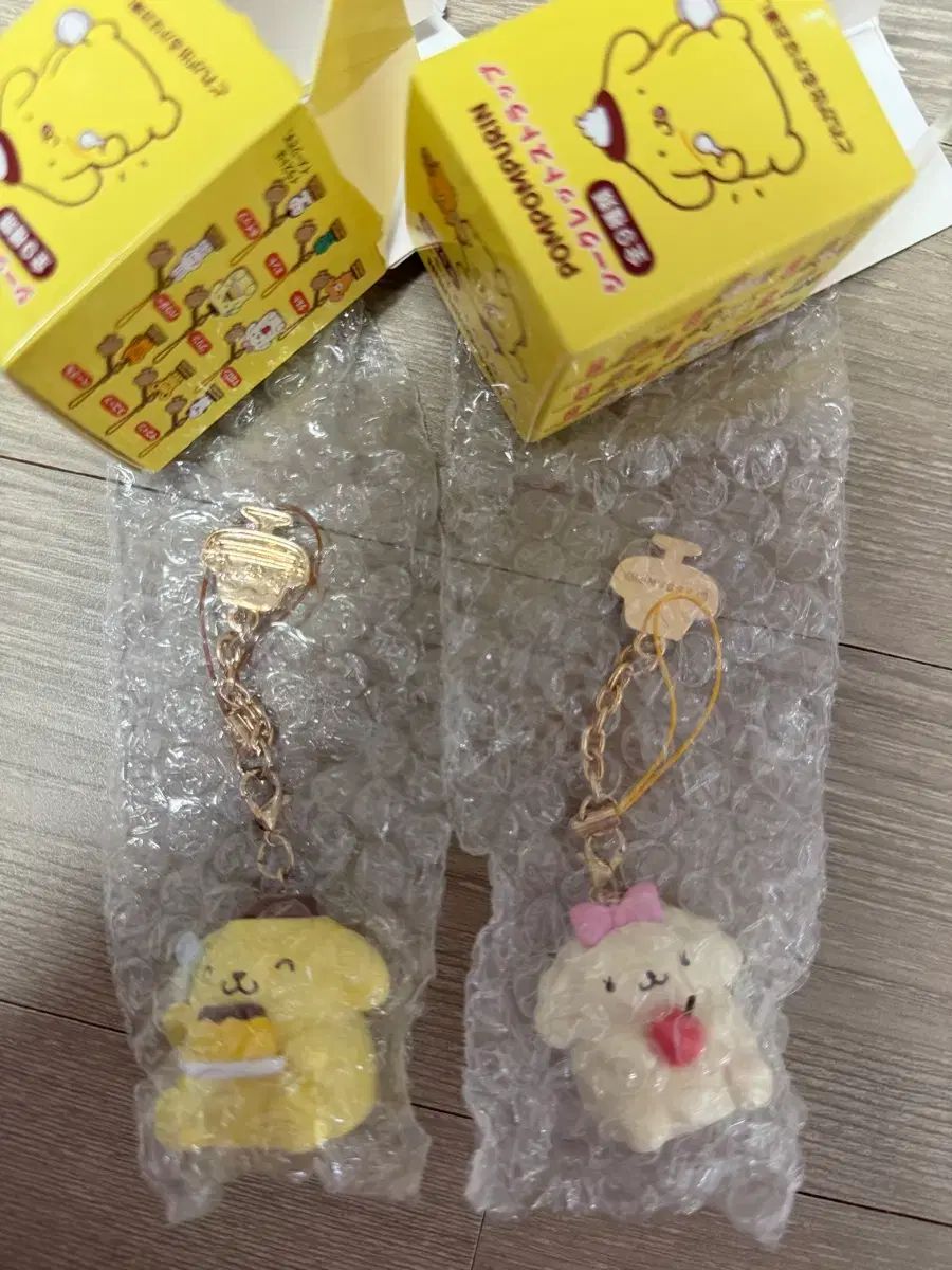 ポムポムプリン 30周年 誕生日 シークレット ストラップ マカロン ポムポムプリン