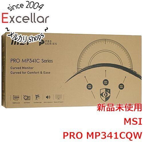 [bn:14] MSI　34型 ゲーミングモニター　PRO MP341CQW　白