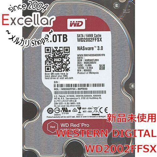 [bn:16] Western Digital製HDD　WD2002FFSX　2TB SATA600 7200 26,072円