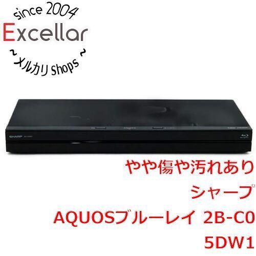 [bn:8] SHARP　AQUOS ブルーレイディスクレコーダー 500GB　2B-C05DW1　リモコンなし　本体いたみ