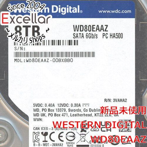 [bn:3] Western Digital製HDD　WD80EAAZ　8TB SATA600 5640