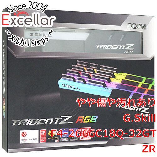 [bn:4] G.Skill F4-2666C18Q-32GTZR DDR4 PC4-21300 8GB 4枚組 元箱あり