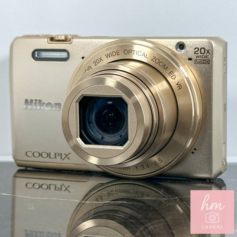 Nikon COOLPIX S7000 ゴールド 1602万画素 光学20倍ズーム 広角25mm Wi-Fi NFC フルHD コンパクトデジタルカメラ ニコン クールピクス