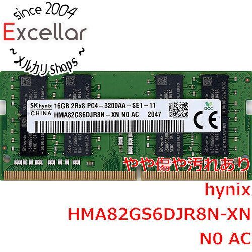 [bn:12] SK hynix製　ノート用 HMA82GS6DJR8N-XN N0 AC　SODIMM DDR4 PC4-3200AA 16GB 10,973円
