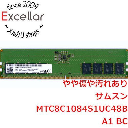 [bn:16] Micron　デスクトップ用 MTC8C1084S1UC48BA1 BC　DDR5 PC5-4800B 16GB