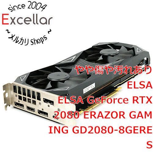 [bn:6] ELSAグラボ　GeForce RTX 2080 ERAZOR GAMING GD2080-8GERES　PCIExp 8GB