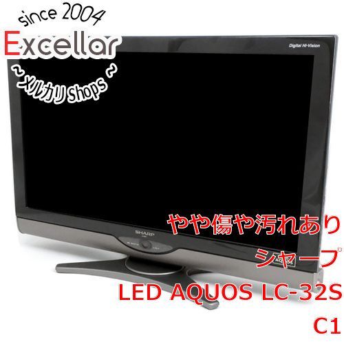 [bn:16] SHARP　32V型 ハイビジョン液晶テレビ AQUOS　LC-32SC1-B　ブラック　リモコンなし