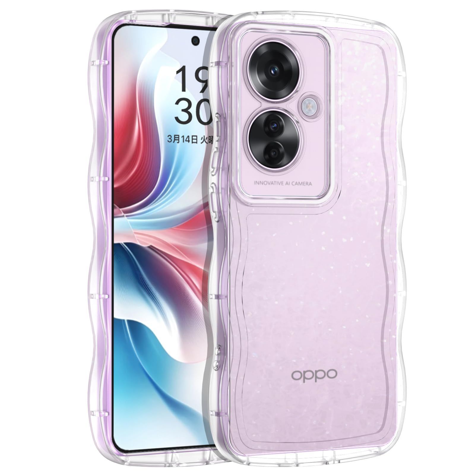 BENTOBEN OPPO Reno 11A ケース クリア 波型 - メルカリ